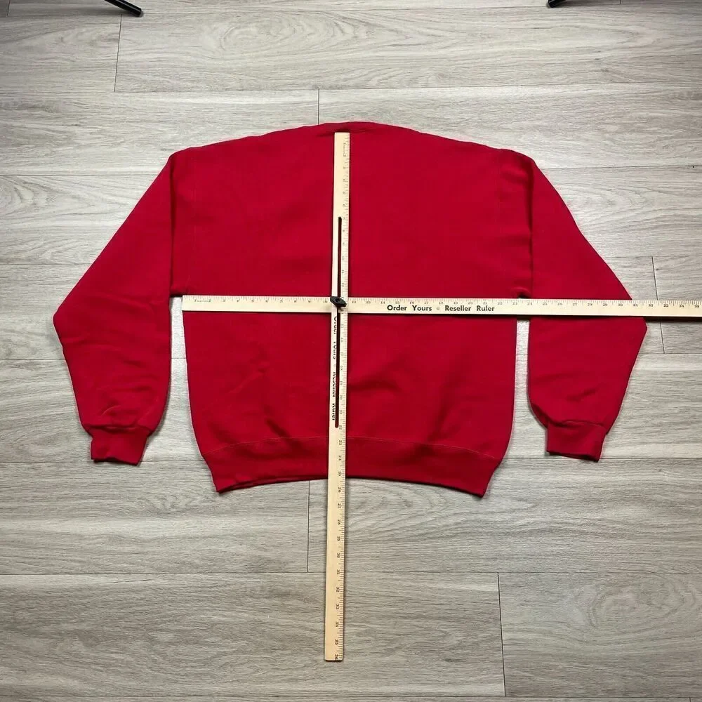 Vintage Sweatshirt Mens Large Red 90s Russell Athletic St Josephs Academy